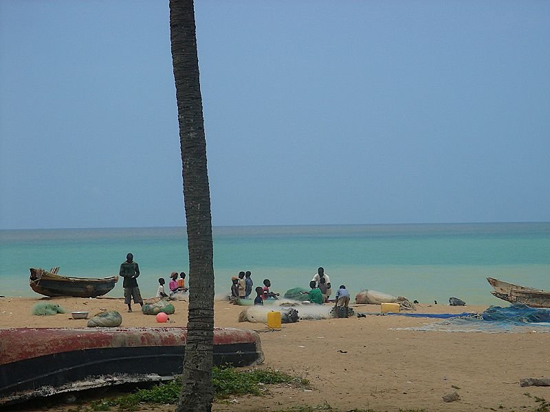 Beach in Aného, Togo