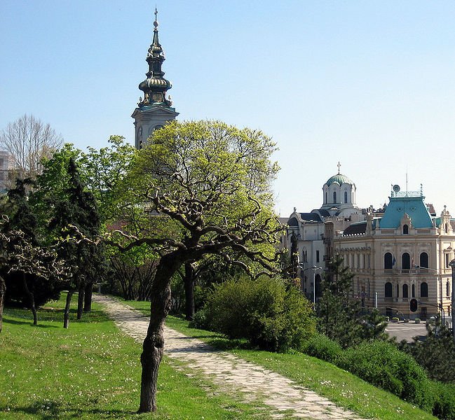 Belgrade Cathedral Church from Kalemegdan Fortress