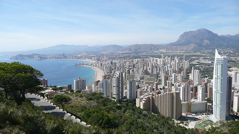 Benidorm in the Valencian Community, Spain