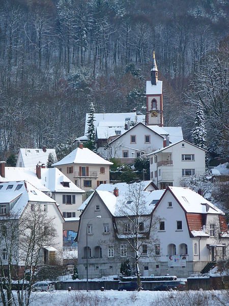 Bergkirche Protestant Church in the Schlierbach neighborhood of Heidelberg