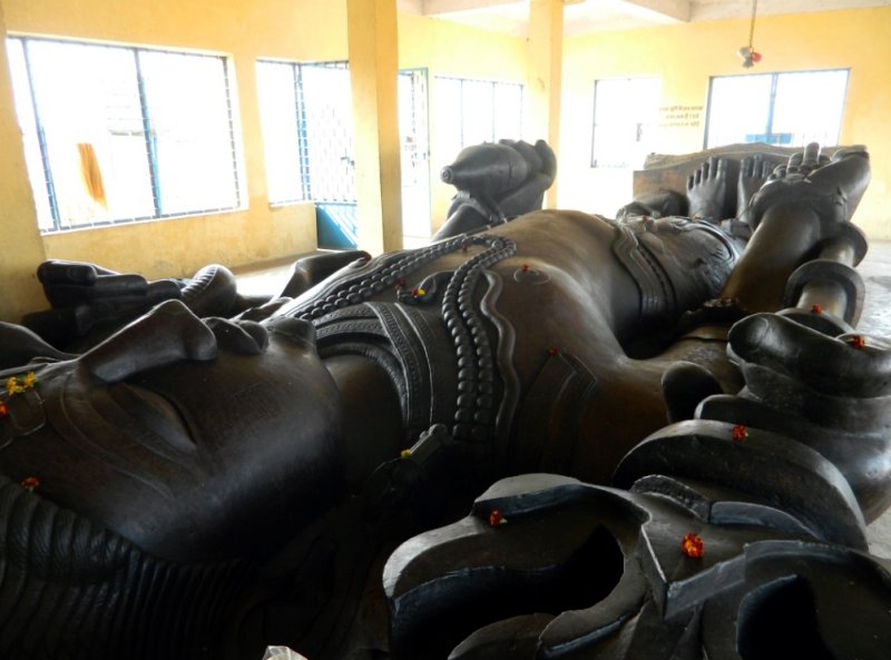 Statue of Bhairav Baba in Rewa