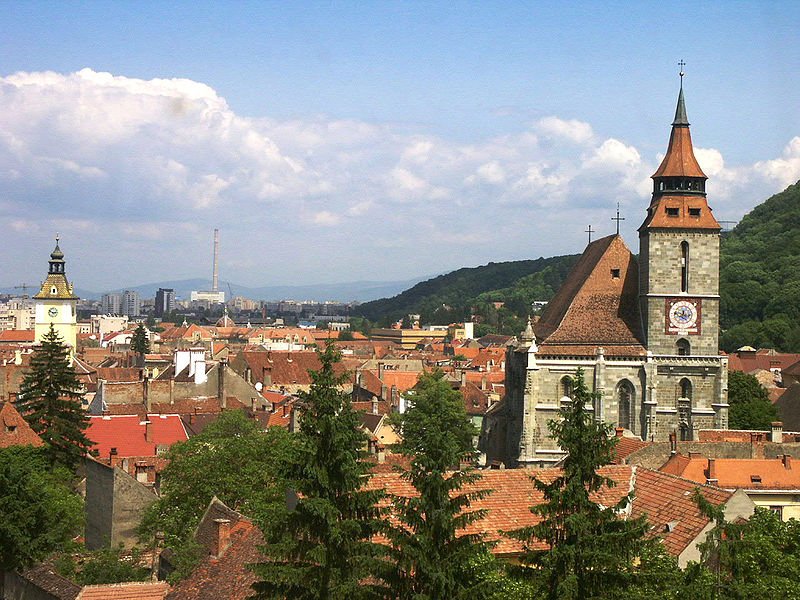 View of Braşov with the Black Church