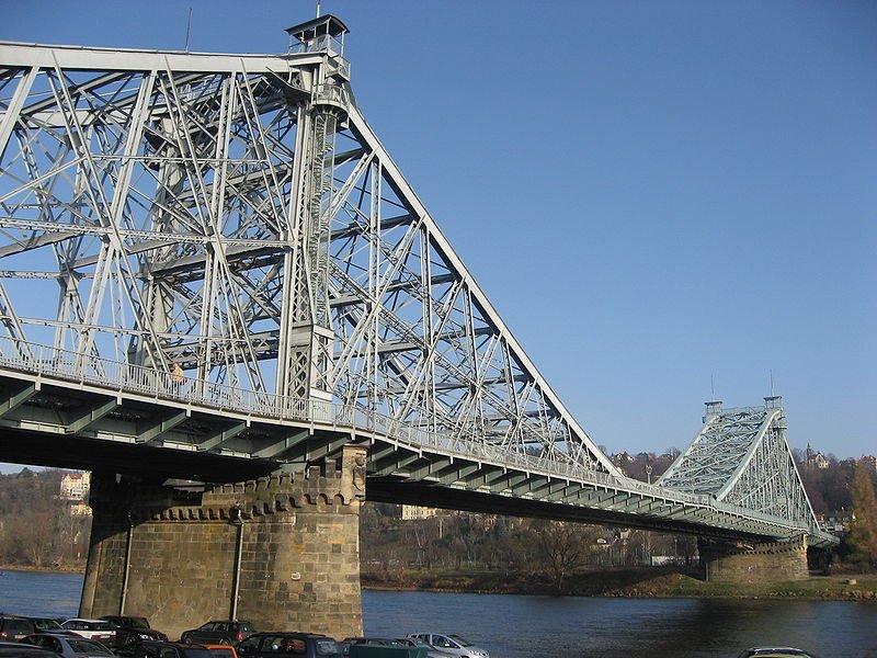 Blue Wonder Steel Bridge, Elbe Valley, Dresden