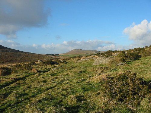 Bodmin Moor, looking towards Brown Willy, the highest point in Cornwall