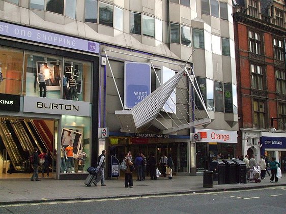 Bond Street Tube Station Entrance