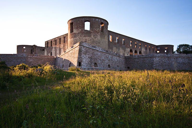 Borgholm castle ruin