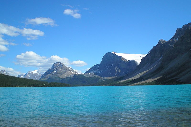 Bow Lake, Crowfoot Glacier, Banff National Park