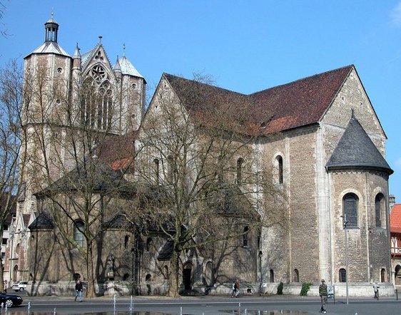 Interior of the reconstructed Burg Dankwarderode, the castle of Henry the Lion in Braunschweig