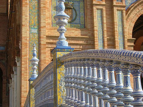 Bridge at Plaza de España, Seville