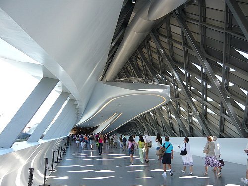 The Bridge Pavilion of Zaragoza, built for Expo 2008