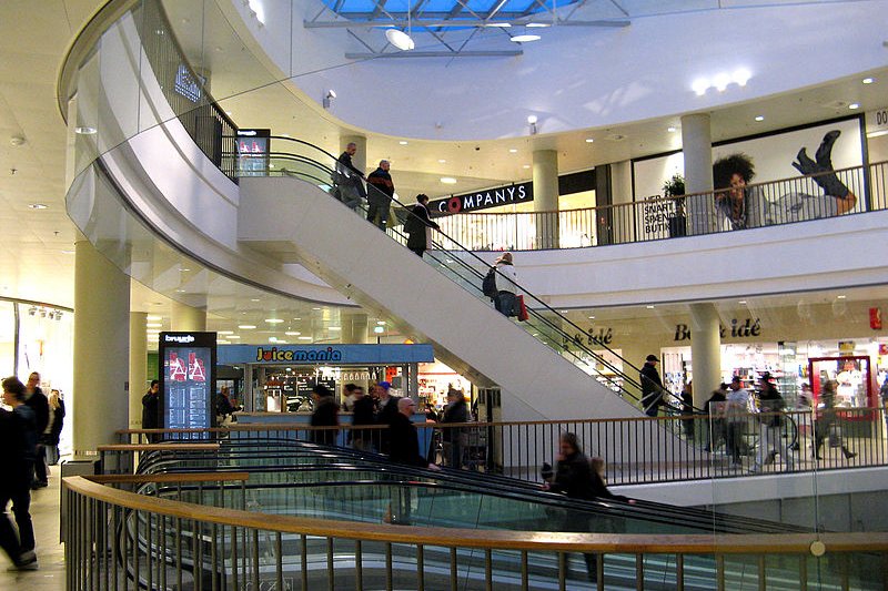 Bruun's Galleri shopping mall in Aarhus