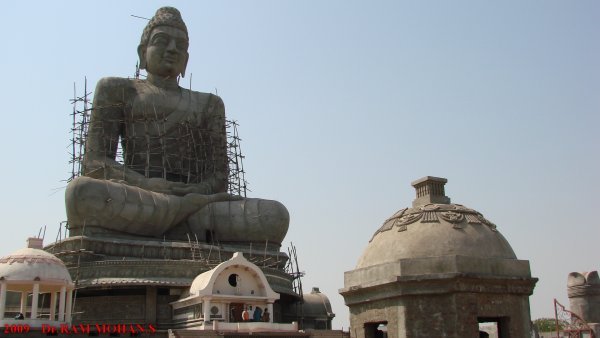Buddha statue in Amravati, India