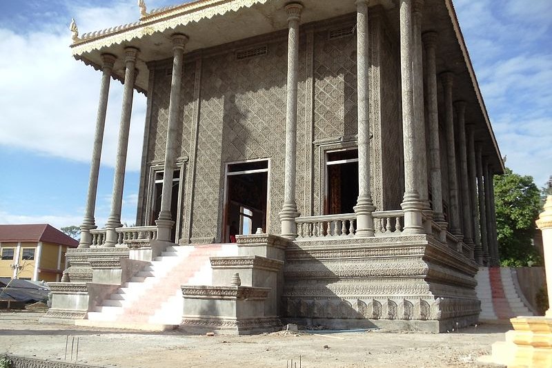 Buddhist temple in Kratie, Cambodia