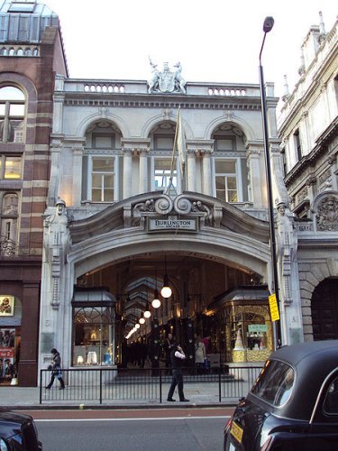 Piccadilly entrance, Burlington Arcade
