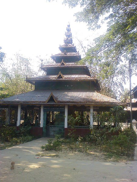 A Burmese temple in Cox's Bazar