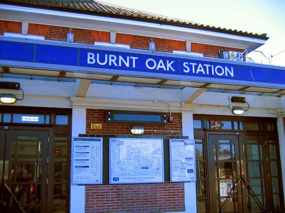 Burnt Oak Tube Station