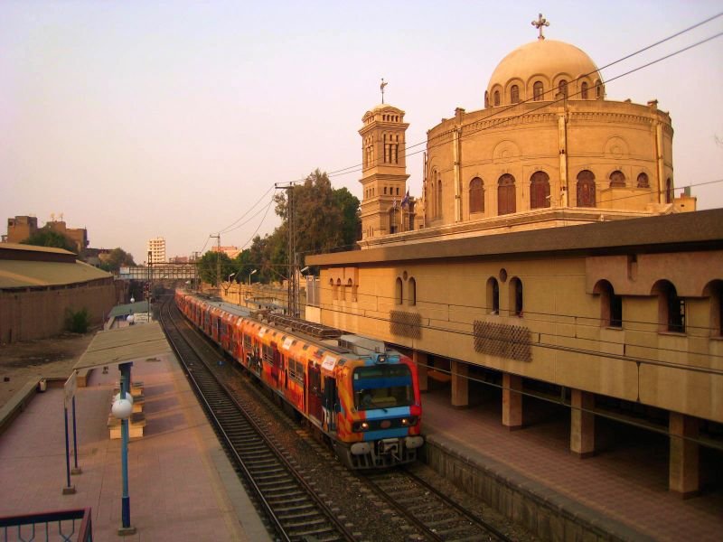 Cairo Metro at St. George Church, Cairo