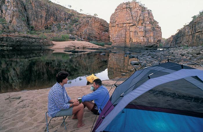 Camping at Katherine Gorge