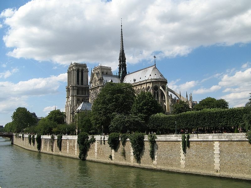 Cathedral of Notre-Dame from the Seine