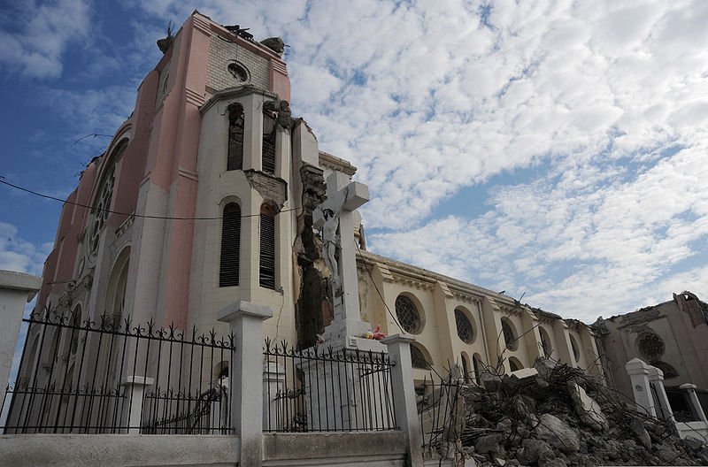 Cathédrale Notre-Dame de Port-au-Prince, after the 2010 earthquake