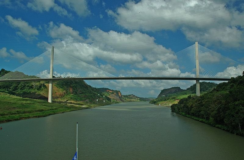 Centennial Bridge across the Panama Canal