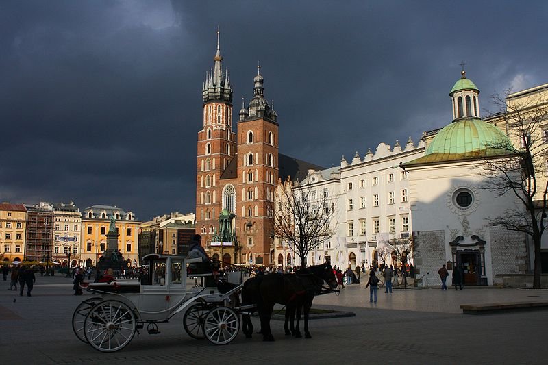 The Central Market Square of Kraków