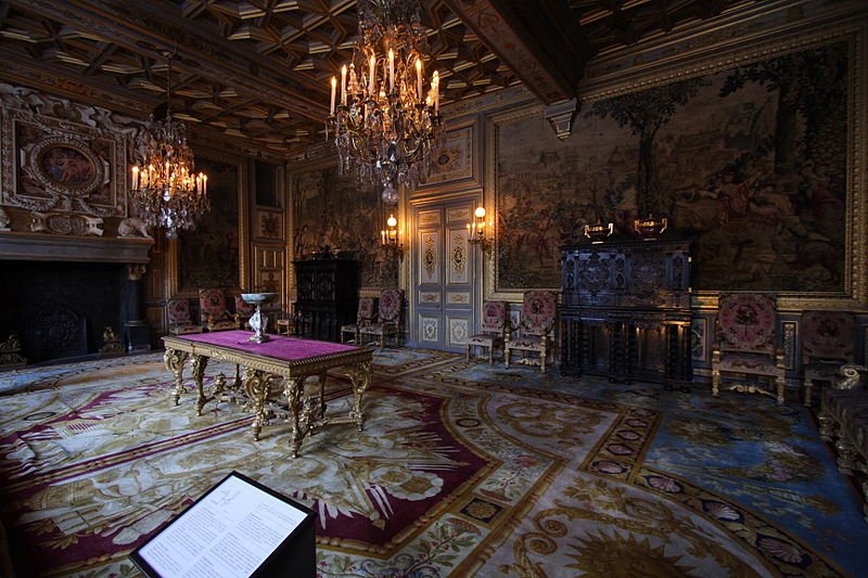 Interior of the Château de Fontainebleau