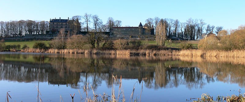 Château d'Hombourg by the Moselle in Lorraine