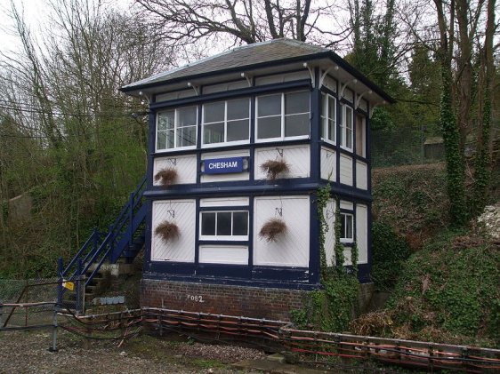 Chesham Station signal box