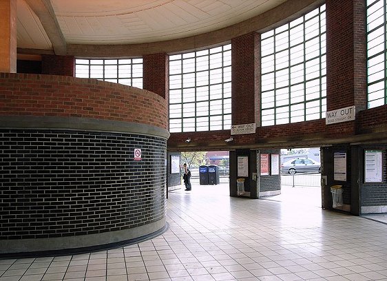 Interior of the Chiswick Park Tube Station