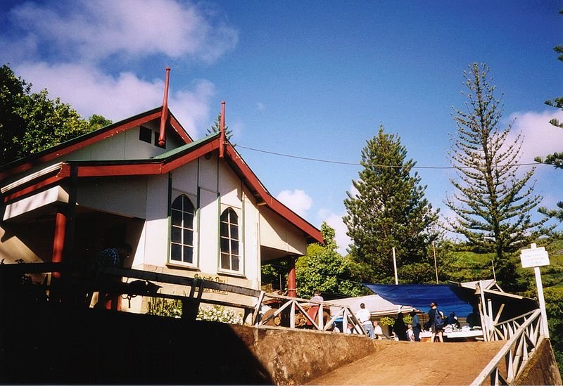 The church at Adamstown, Pitcairn Island