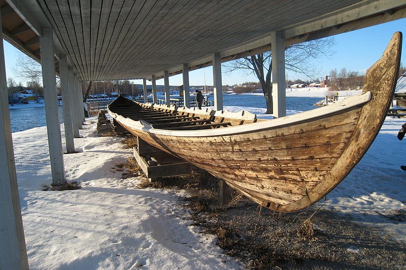 Church boat in Dalarna