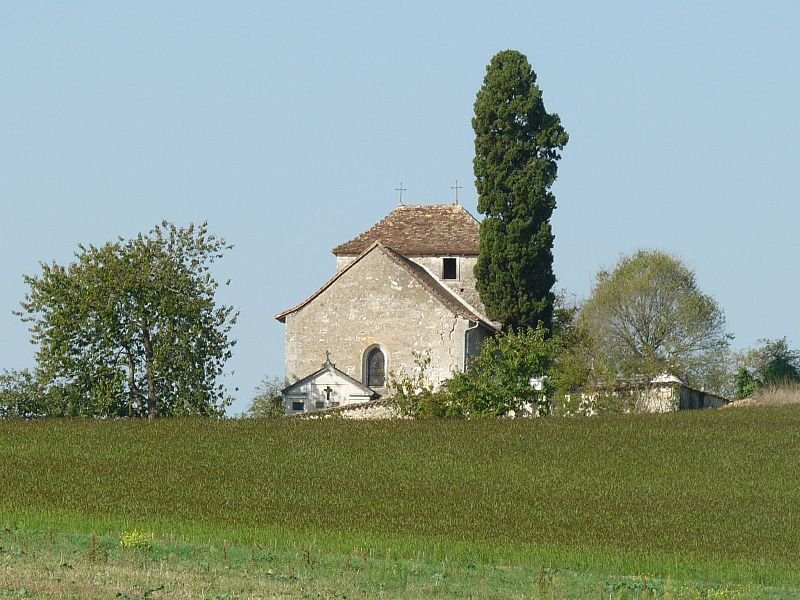 Church of Villars in Charente, France