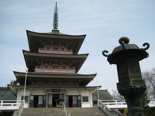 Chureiden pagoda at Zenko-ji Temple, Nagano City