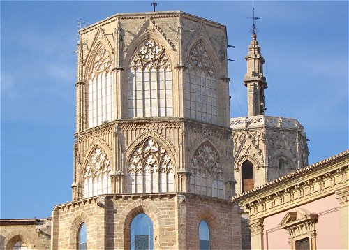 The Cimbori (octagonal tower) of the Cathedral of Valencia