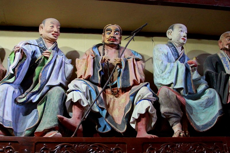 Clay sculptures of Qiongzhu Temple, Kunming