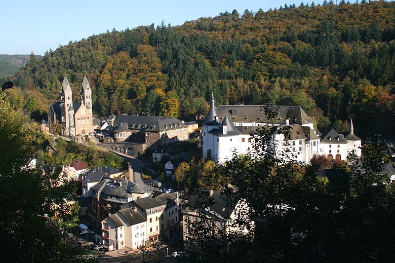 The town of Clervaux, Luxembourg