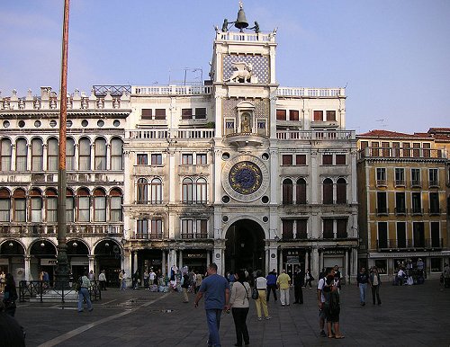 The clock tower of St. Mark's Square