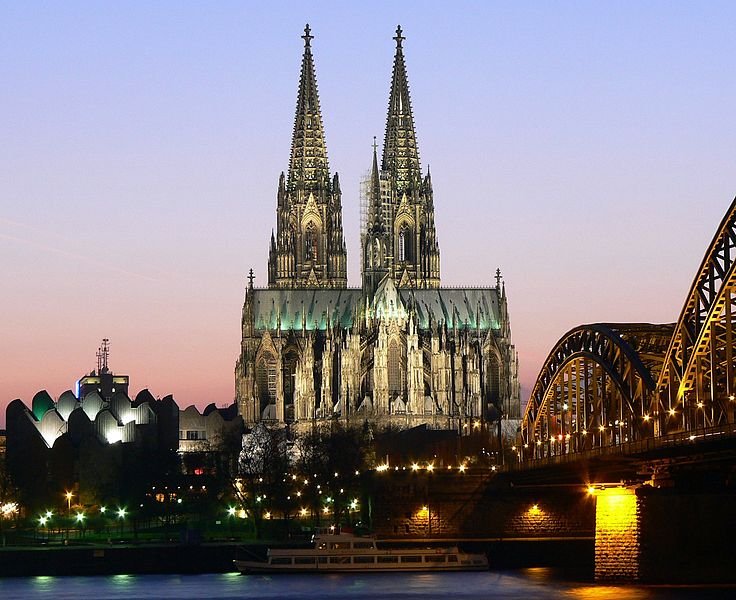 Closer view of Cologne Cathedral