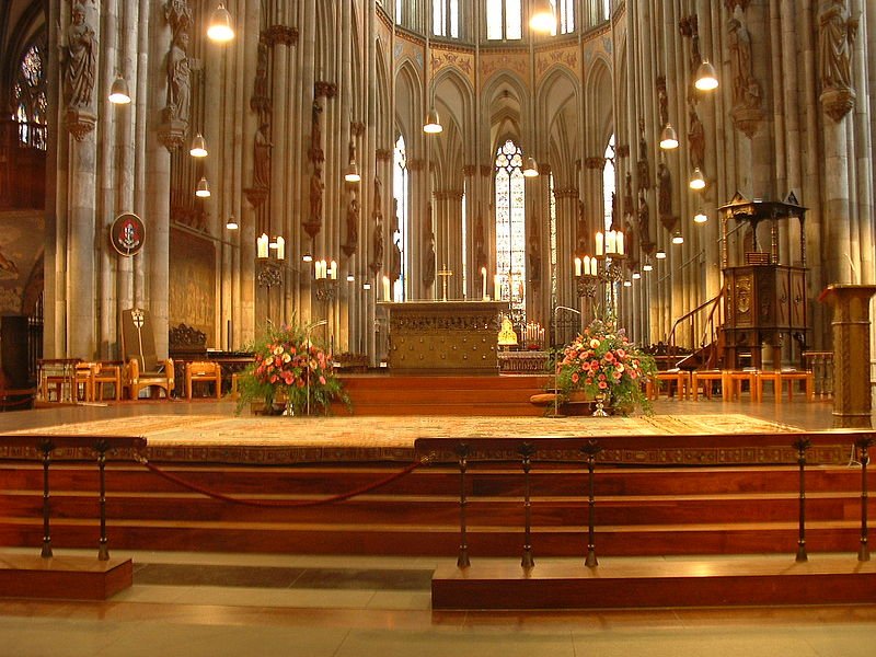 The altar of the Cologne Cathedral