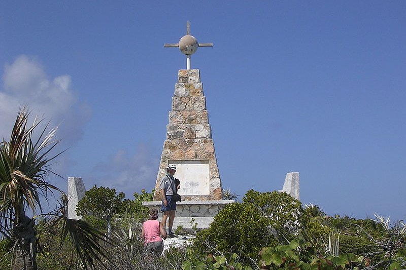 Columbus Monument, Long Island, Bahamas
