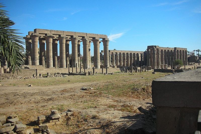 Columns of Luxor Temple, Thebes