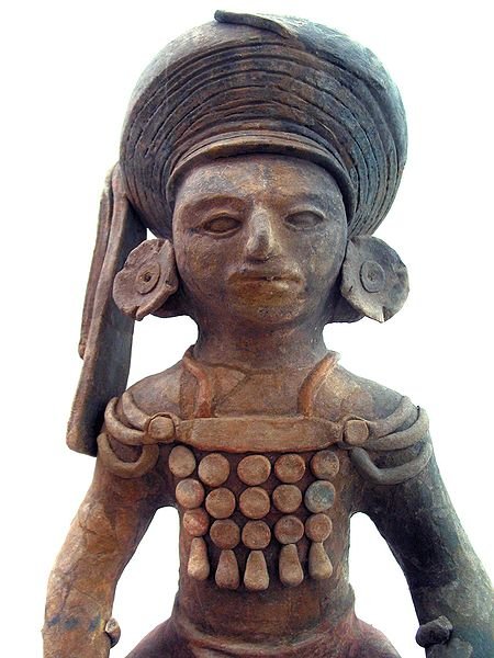 Copán Sculptured Clay Incense Burner Lid