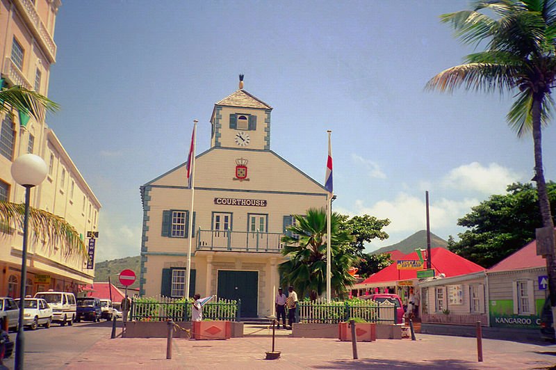 Court House in Philipsburg, Sint Maarten