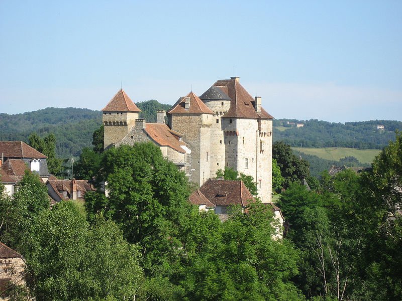 Curemonte Castle, Correze, Limousin