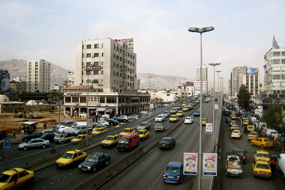 View of downtown Damascus, Syria