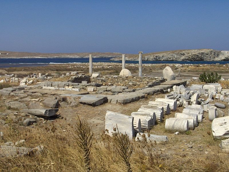 Ancient ruins of Delos, Greece