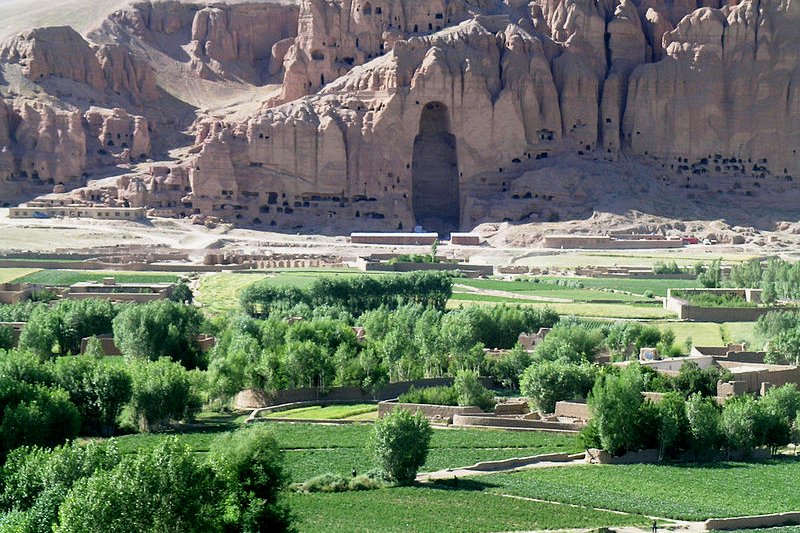 Destroyed Bamiyan statues