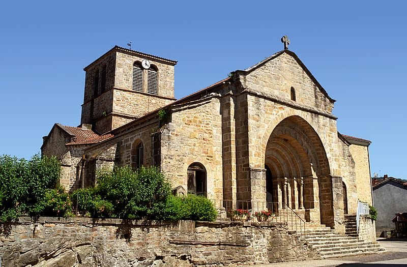 Dore l'Eglise church in Auvergne