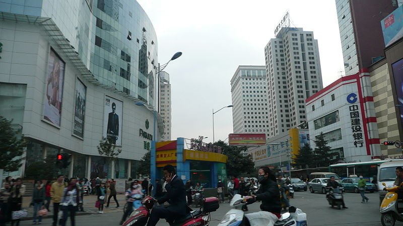 Downtown Kunming, China
